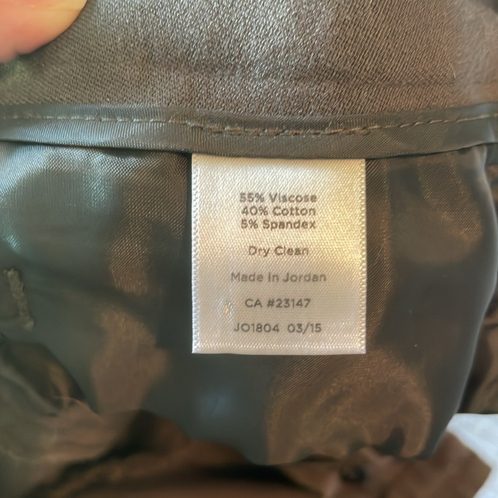 Talbots Army Green Slacks. - Picture 5 of 5